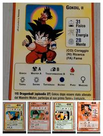 CARTE DA GIOCO DRAGON BALL 