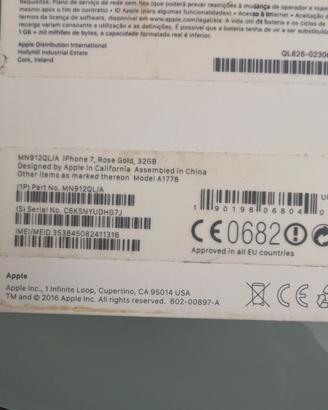 Iphone 7 Rose Gold  32G