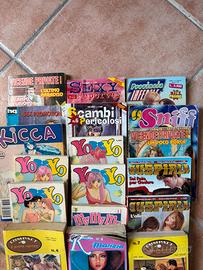Lotto 18 fumetti erotici/manga