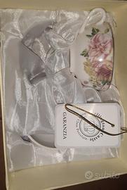 Tazzine Wellington Castle in porcellana con oro 24