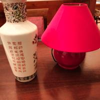 vaso cinese e lampada 