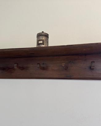 Appendiabiti da parete in legno