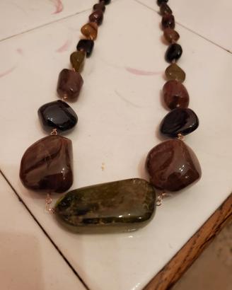 Collana di tormaline 60 cm