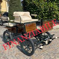 Carrozza per cavalli wagonet per doppio pony