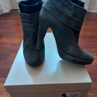 Stivaletti camoscio grigi