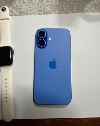 Iphone 16 128 gb blu oltremare