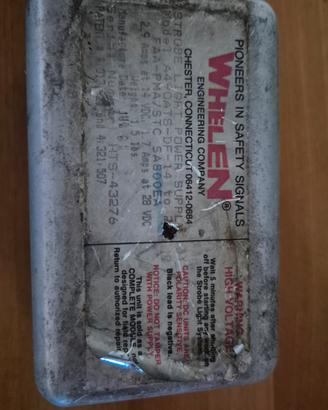 Whelen Alimentatore luce stroboscopica