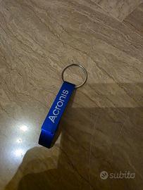 Portachiavi apribottiglie blu