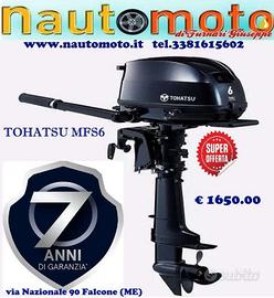 Tohatsu 6cv gambo corto nuovo