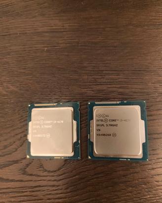 Coppia CPU Intel Core i3-4170 3.70GHz (Lotto 2 Pez