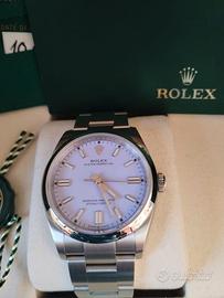 Rolex oyster 36 lavanda nuovo originale