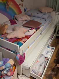 letto Ikea singolo bambini con letto a scomparsa 