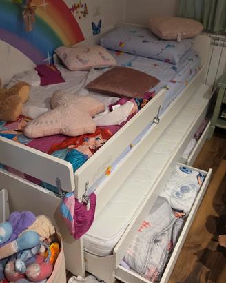 letto Ikea singolo bambini con letto a scomparsa 