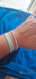 bracciale tennis argento 