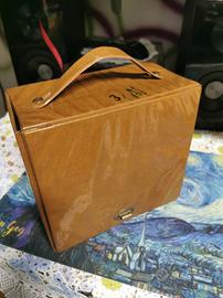 Cofanetto vintage anni 70 con 45 giri 