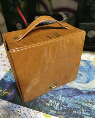Cofanetto vintage anni 70 con 45 giri 