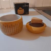 Set formaggiera, grattugia e taglia formaggio