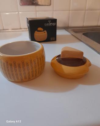 Set formaggiera, grattugia e taglia formaggio