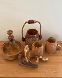 Utensili antichi in legno