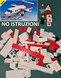 LEGO 6356 Med-Star Rescue Plane VINTAGE
