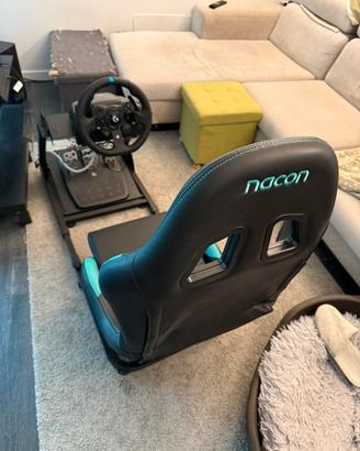 Postazione racing NACON + logitech g293