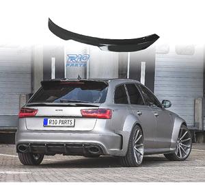 SPOILER ALETTONE AUDI A6 AVANT 11-18 NERO LUCIDO