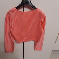 Completo giacca e gonna, cotone di raso