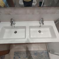 Lavandino bagno doppio