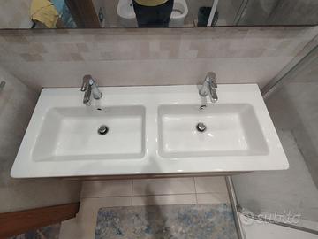 Lavandino bagno doppio