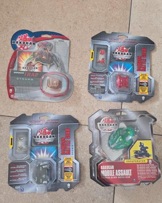 Lotto 4 Bakugan Trap e Battle Gear Nuovi Sigillati