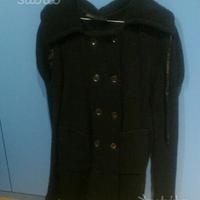 Cappotto di lana nero