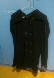 Cappotto di lana nero