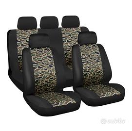 Coprisedili completi anteriori e posteriori camo m