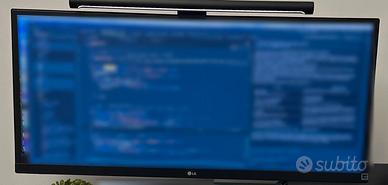 Monitor LG 29" UltraWide + braccio, anche separati