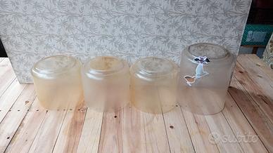 Lotto ricambi globi plexiglass originali Beaver 