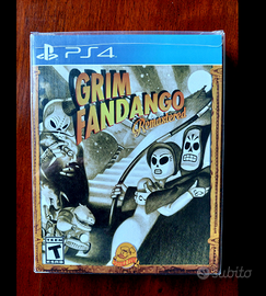 Grim Fandango Remastered PS4 Nuovo + Box in Plasti