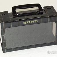 Rara valigetta porta musicassette Sony vintage