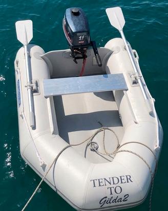 gommone tender senza il motore