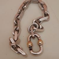 bracciale tiffany argento e oro usato 