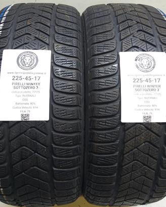 2 GOMME 225 45 17 PIRELLI A77115
