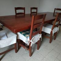 grande tavolo+sei sedie