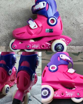 Roller bambina marca OXELO (Decathlon) PLAY3 