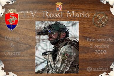 Crest personalizzabile gruppo operativo incursori