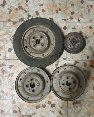 Mozzi e cerchi vespa 50 N Pieni