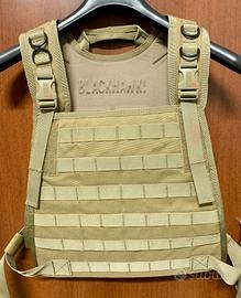 Platecarrier + Rodesiana + tasche Black Hawk