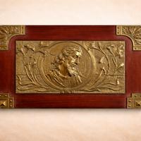 Pannello decorativo con bassorilievo Anni Venti