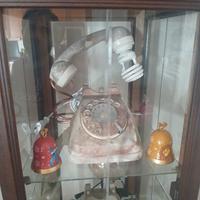 lampada con telefono a disco