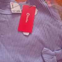 Vestitino elegante bimba color lilla 