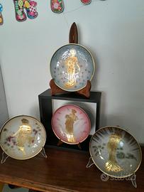 Atelier Sarti Porcellana Oro 24k Set 4 piatti 