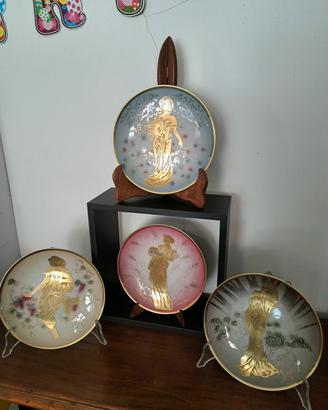 Atelier Sarti Porcellana Oro 24k Set 4 piatti 